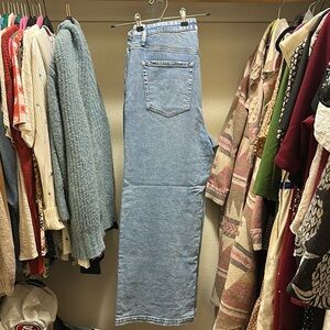 Ava & Viv Light Blue Denim Jeans, wideleg